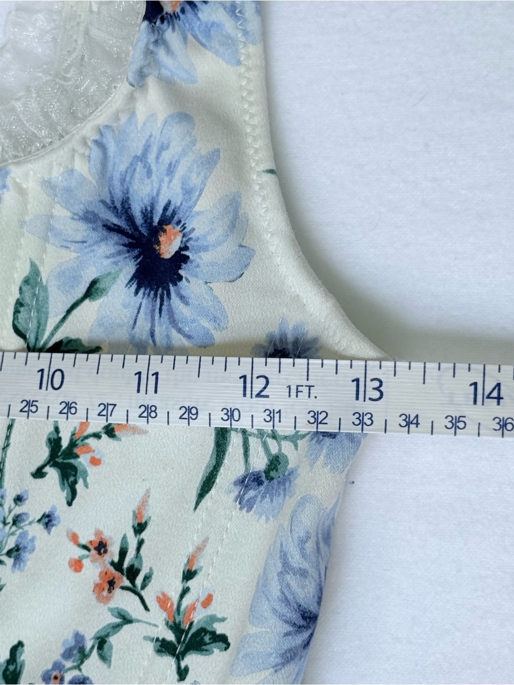 Altar’d State Floral Corset Top Blue Daisy Bustier Tank Size XS Cottagecore - Picture 5 of 8